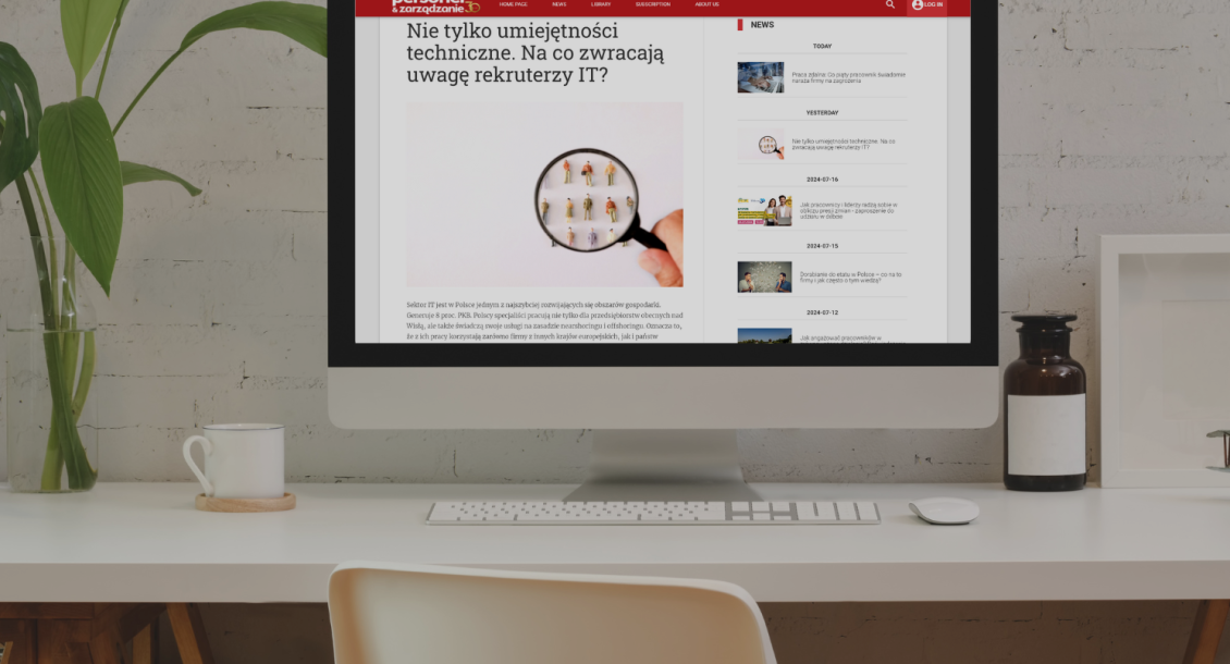 ITDS w magazynie “Personel i Zarządzanie” o kompetencjach miękkich specjalistów IT