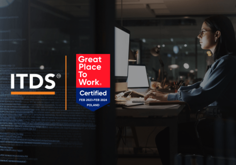 ITDS ponownie wyróżnione certyfikatem Great Place to Work!