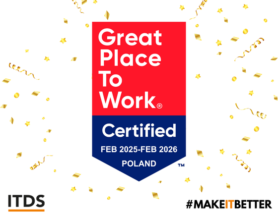 ITDS Polska czwarty rok z rzędu zdobywa tytuł Great Place to Work®!